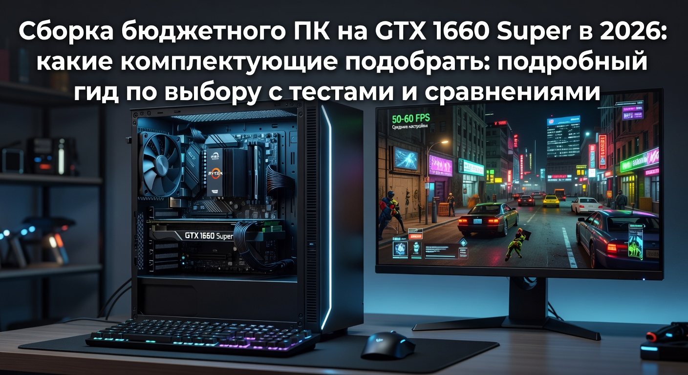 Сборка бюджетного ПК на GTX 1660 Super в 2026: какие комплектующие подобрать: подробный гид по выбору с тестами и сравнениями