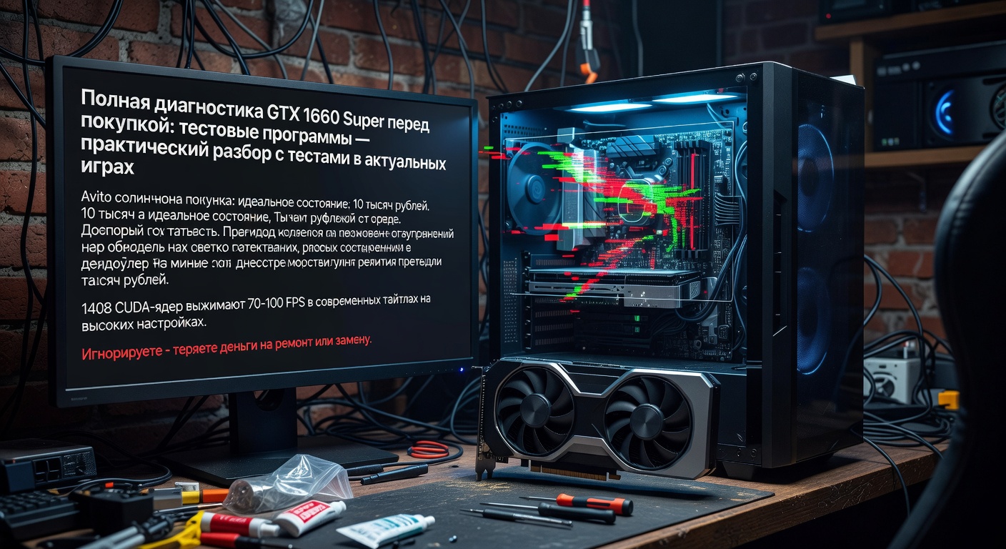 Полная диагностика GTX 1660 Super перед покупкой: тестовые программы — практический разбор с тестами в актуальных играх