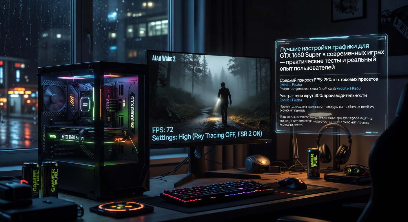 Лучшие настройки графики для GTX 1660 Super в современных играх — практические тесты и реальный опыт пользователей