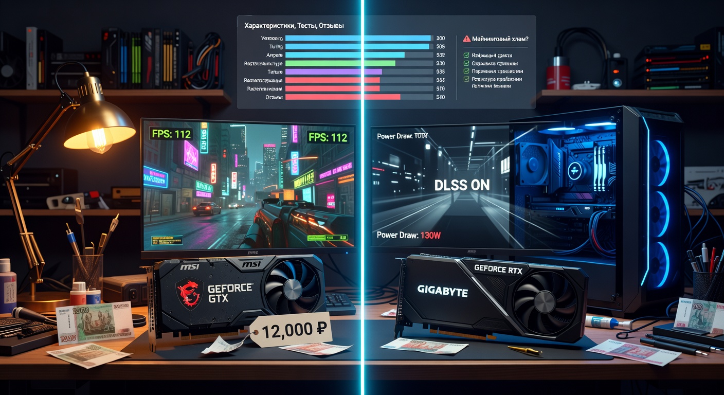 GTX 1660 Super vs RTX 3050: какую видеокарту выбрать на б/у рынке — разбор для геймеров, стримеров и владельцев ПК