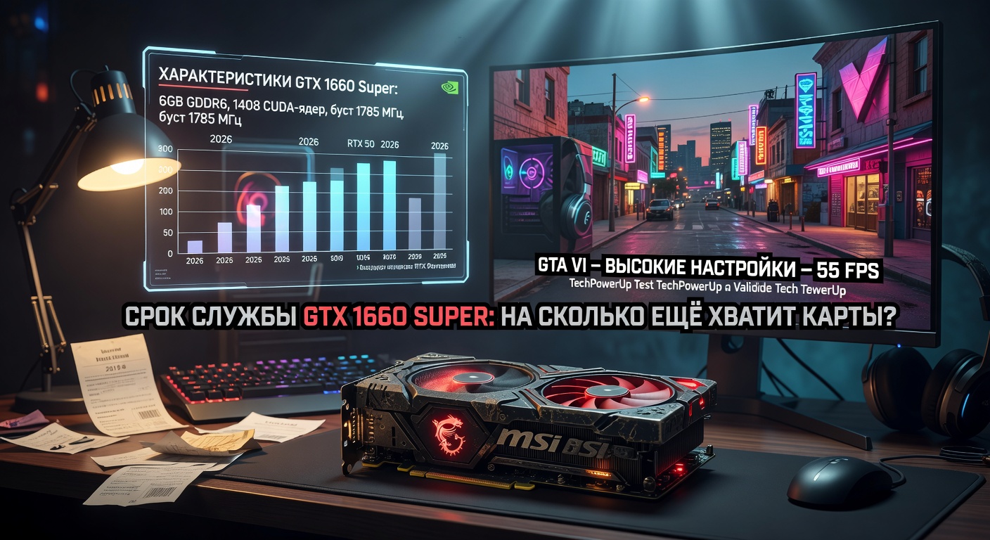 Срок службы GTX 1660 Super: на сколько ещё хватит карты: что выбрать под свои задачи и бюджет в 2026