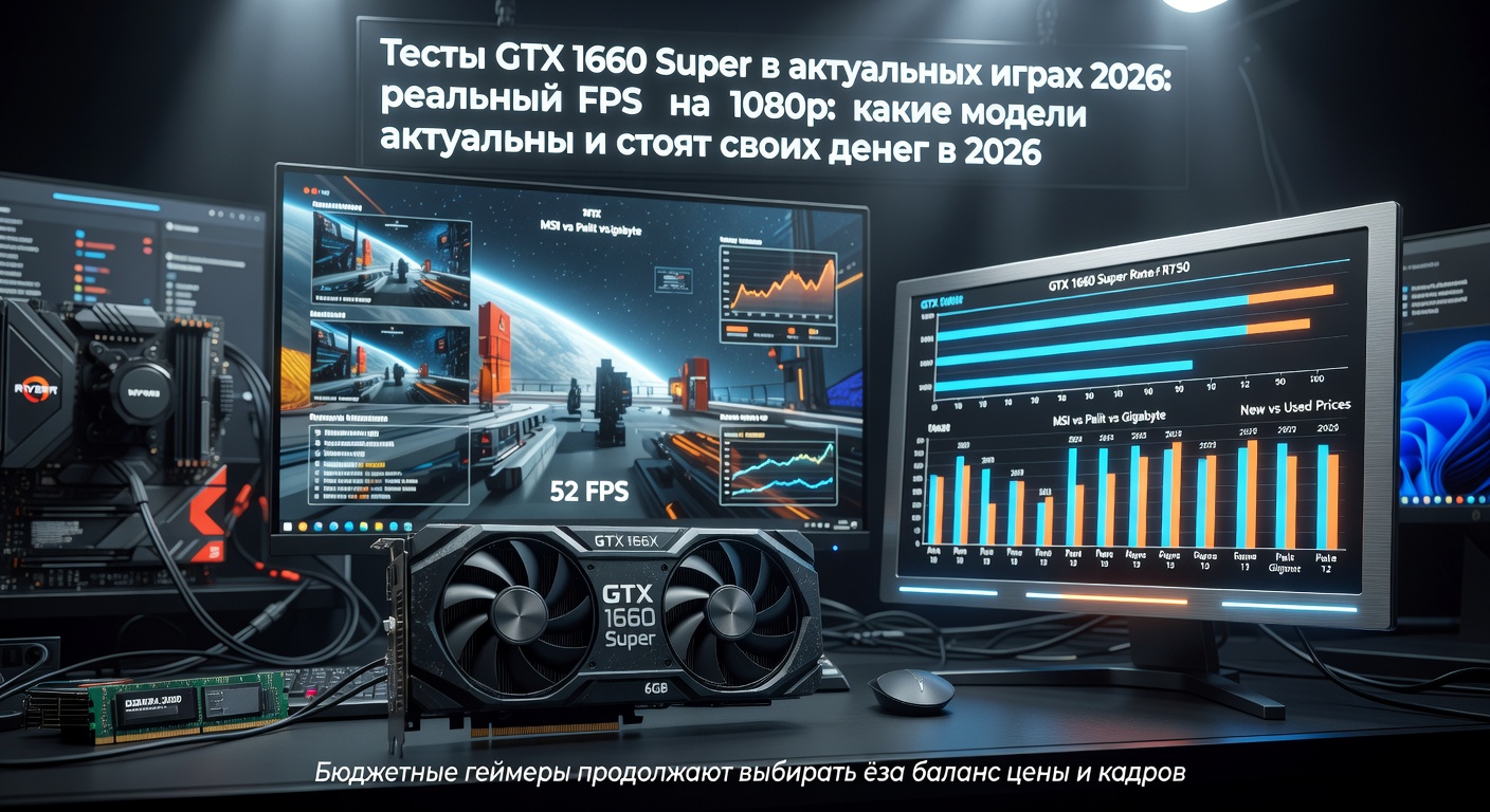 Тесты GTX 1660 Super в актуальных играх 2026: реальный FPS на 1080p: какие модели актуальны и стоят своих денег в 2026