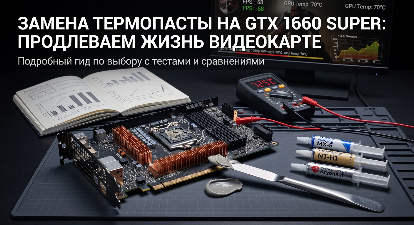 Замена термопасты на GTX 1660 Super: продлеваем жизнь видеокарте: подробный гид по выбору с тестами и сравнениями